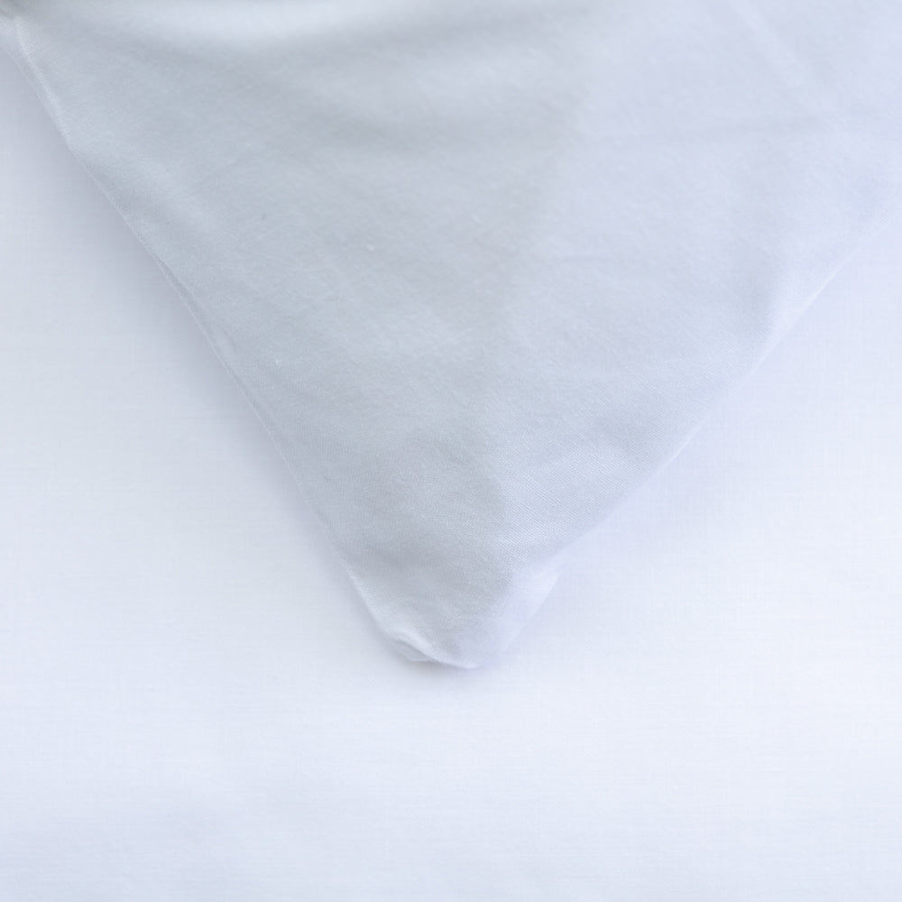 Polycotton White - Extra Large Single Duvet Cover Set