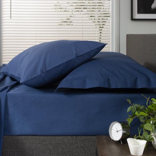 Navy Long ingle Duvet Cover UK  Large navy single duvet covers