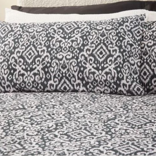 100% Cotton Aztec Black & White - Extra Large Single Duvet Cover Set