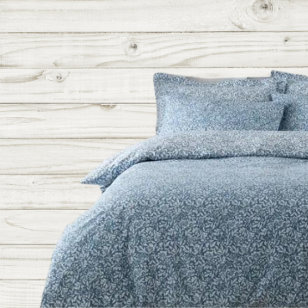 Blue Floral Duvet Cover I Extra long single bedding