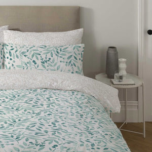 New 50/50 Polycotton Langley Floral Patterned Reversible  - Extra Large Single Duvet Cover Set