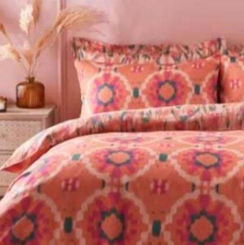 Polycotton Ethnic Sunburst - Extra Large Single Duvet Cover Set