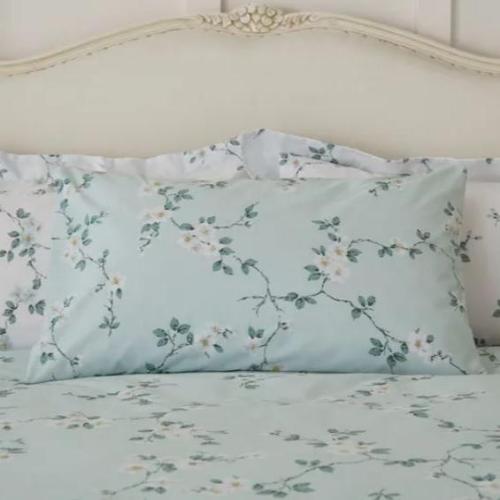 Polycotton Evelyn Floral -  Extra Large Single Duvet Cover Set