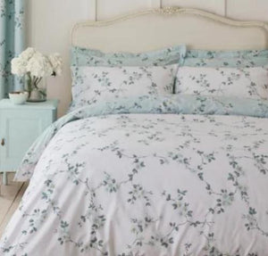 Polycotton Evelyn Floral -  Extra Large Single Duvet Cover Set