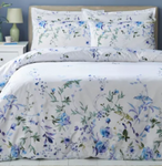 Big single duvet cover I Blue patterned single duvet cover I Super single duvet