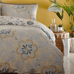 Polycotton Morocco Ochre  - Extra Large Single Duvet Cover Set