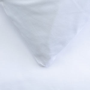 50/50 Easycare Polycotton in White - Extra Large Single Duvet Cover Set