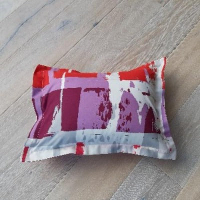 Decorative Boudoir Pillow with Abstract Red Boudoir pillowcase