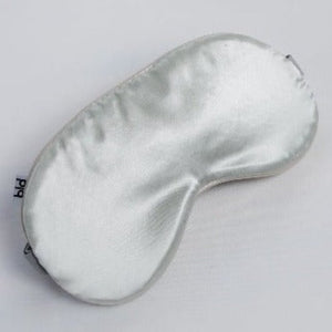 Eye mask for sleeping in silver grey