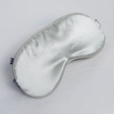 Silk sleep eye mask silver grey I 100% Silk Sleep mask