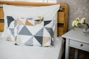  Boudoir Pillow with Scandinavian Pillowcase