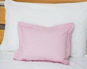 Luxury Boudoir Pillow & Pink & White Stripe Pillowcase